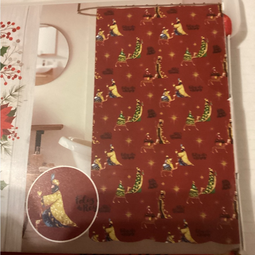 Three Kings Day Shower Curtain NWT Feliz dia de Reyes - Picture 5 of 5